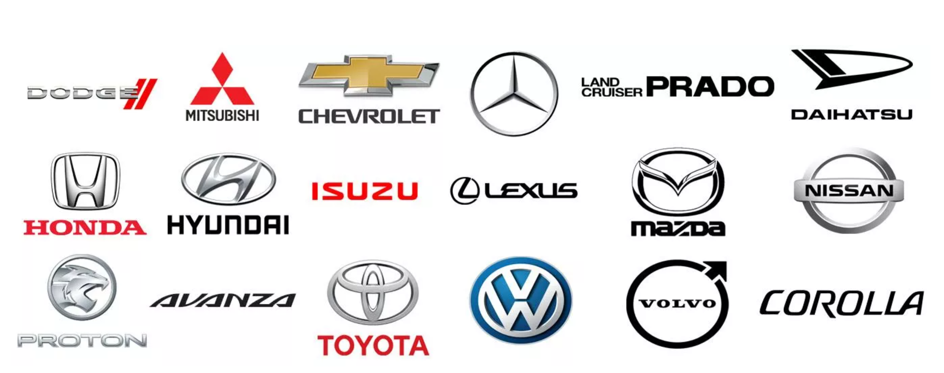 Vehicle Brands Supported